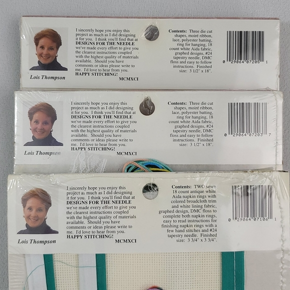 (3) Designs For The Needle Cross Stitch Kits - Picture 12 of 13